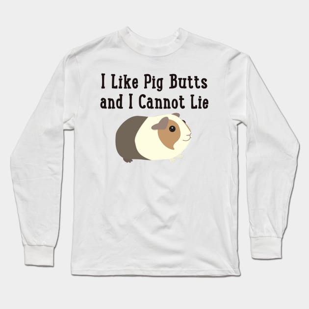 Guinea Pig Butts Long Sleeve T-Shirt by marisaj4488